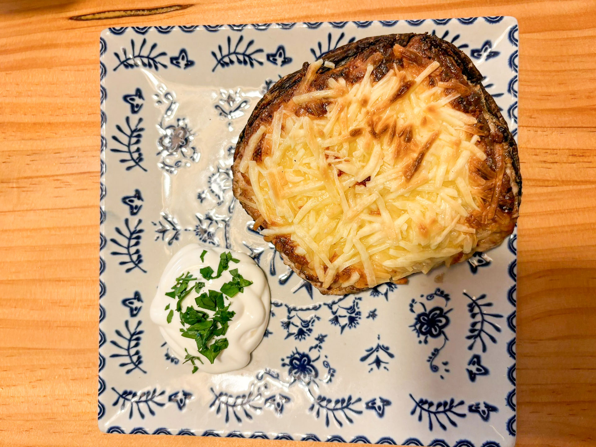 Imagen de Champiñón gratinado – Taberna La Aurora
